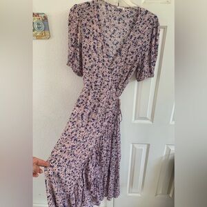 Summer comfortable tie dress